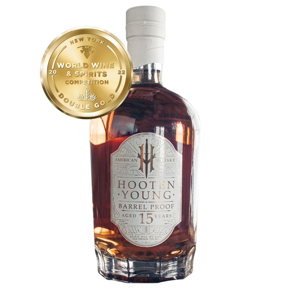 Hooten Young 15 Year Barrel Proof American Whiskey - Gold - Product Image Square