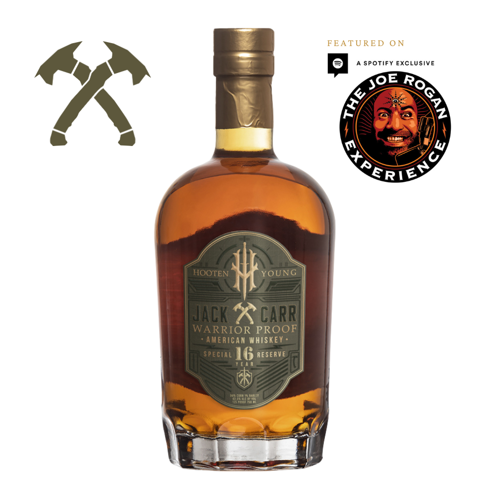 Hooten Young 16 Year Jack Carr Warrior Proof American Whiskey - Product Image Square Featured on Joe Rogan Podcast