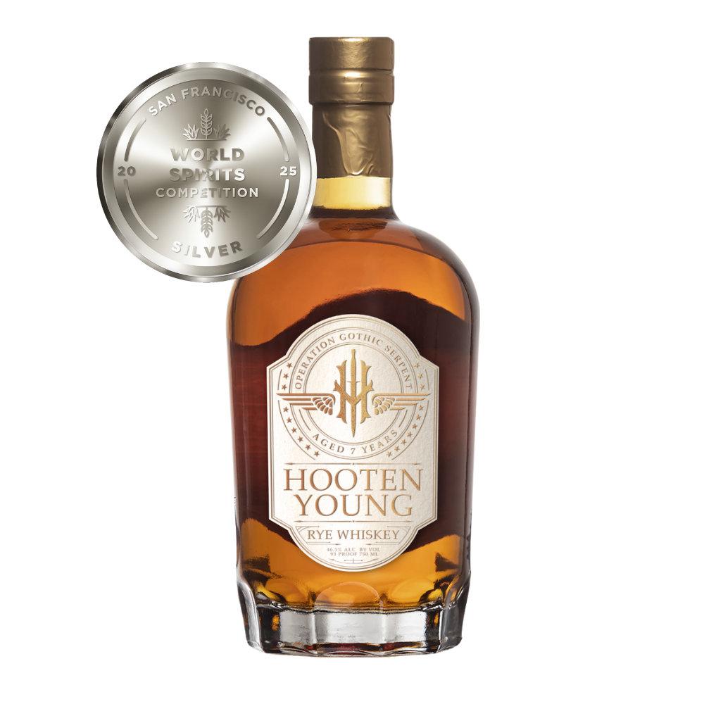 Hooten Young 7 Year Rye Whiskey - Silver Award - Product Image Square