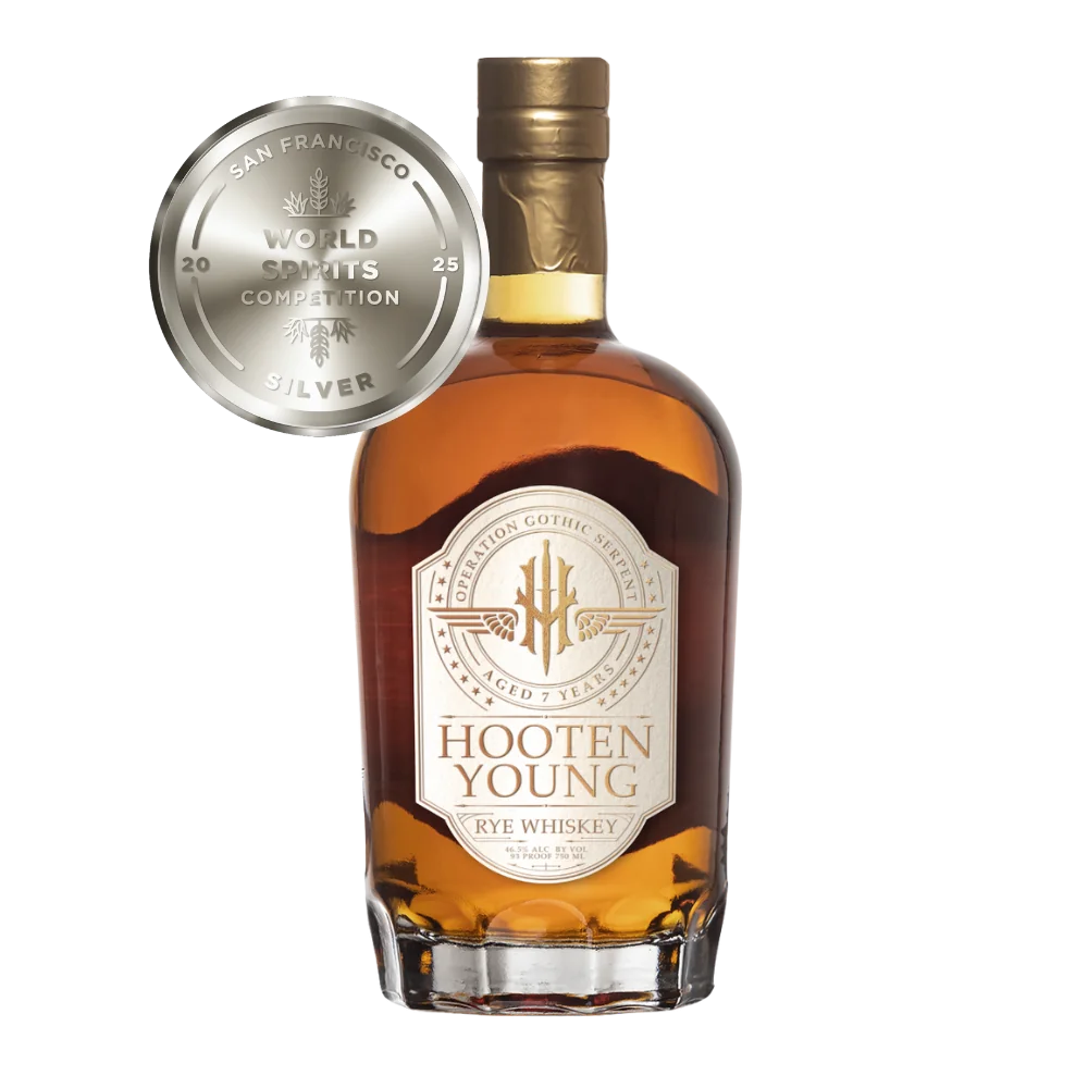 Hooten Young 7 Year Rye Whiskey - Silver Award - Product Image Square